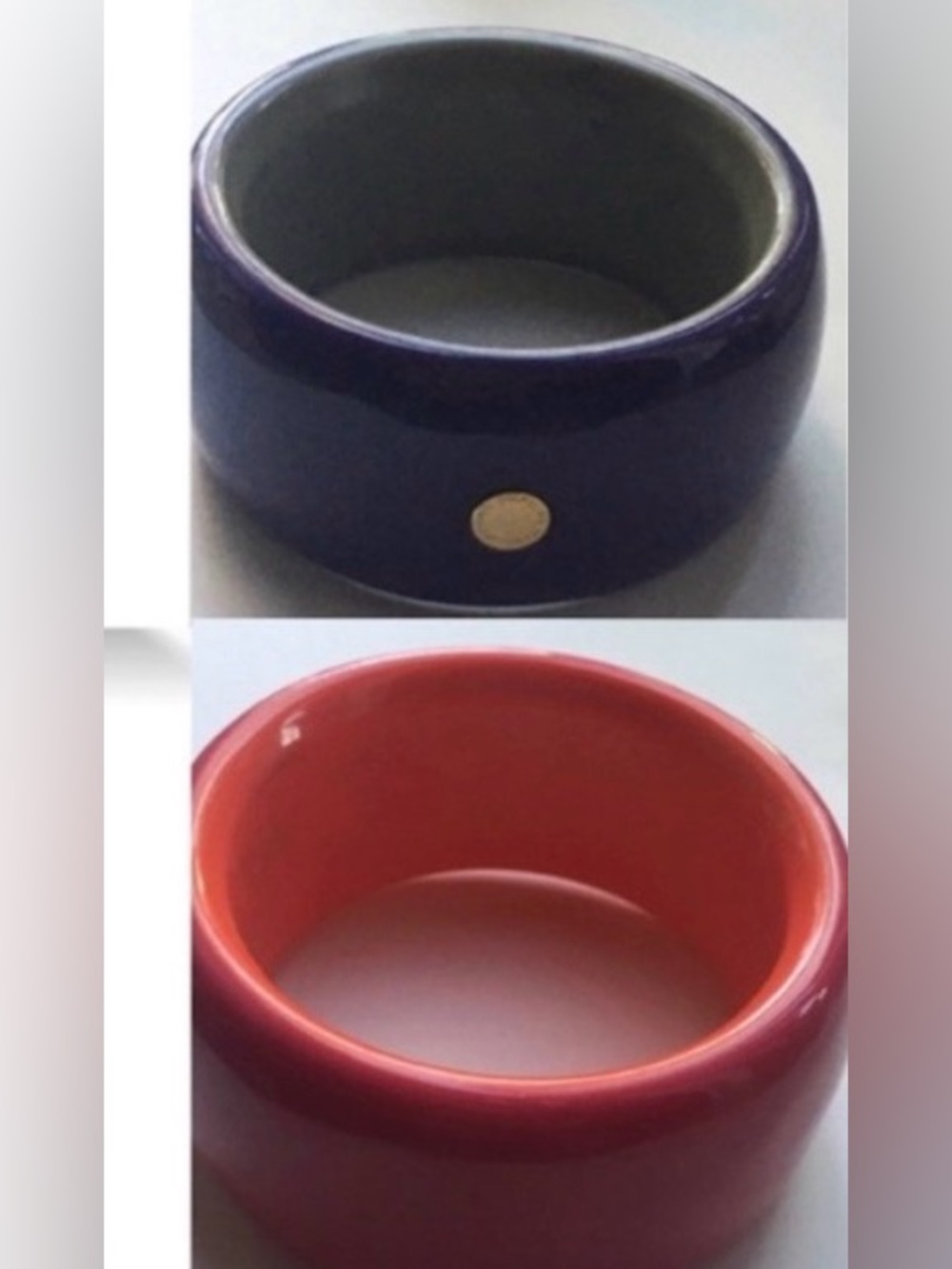 Marc Jacobs Bundle Of Two Orange & Purple Bangles